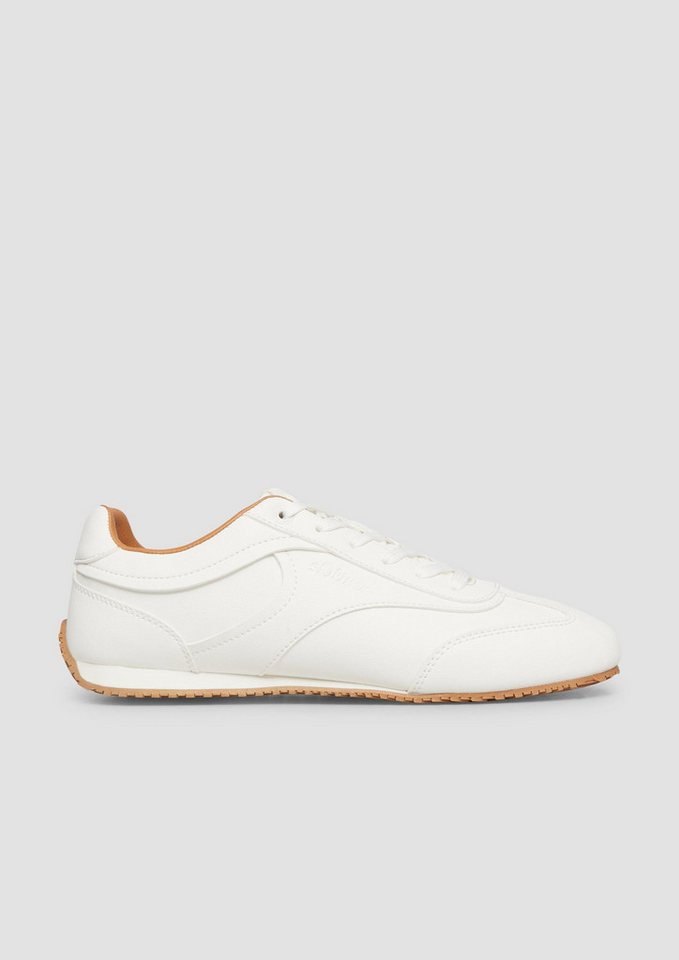 s.Oliver Sneakers Sneaker Sportive Sneaker mit Schnürung (weiß)
