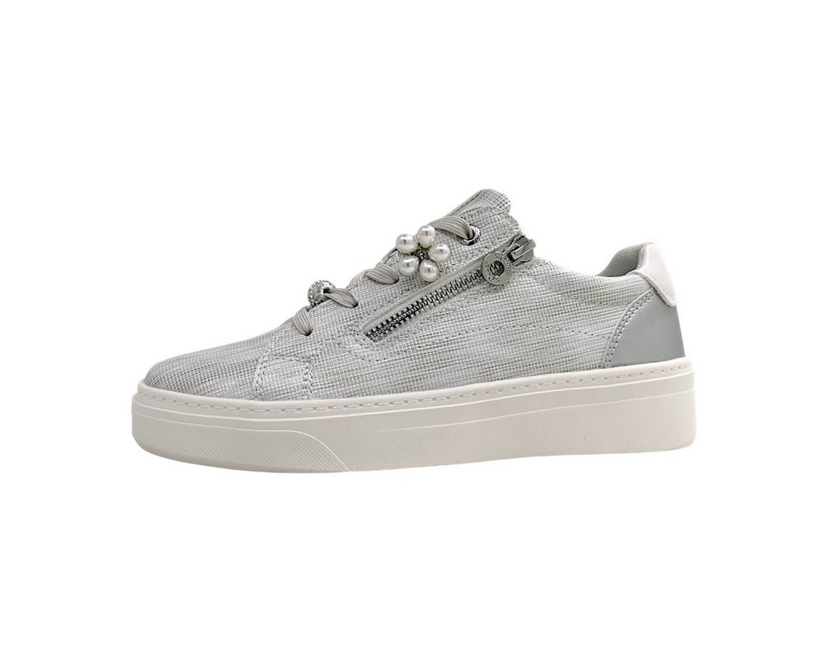s.Oliver sportlicher Schnürer Schnürschuh (silber)