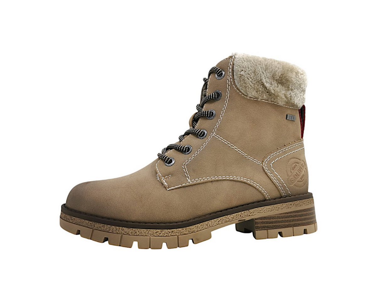 s.Oliver Stiefel Schnürstiefelette (braun)