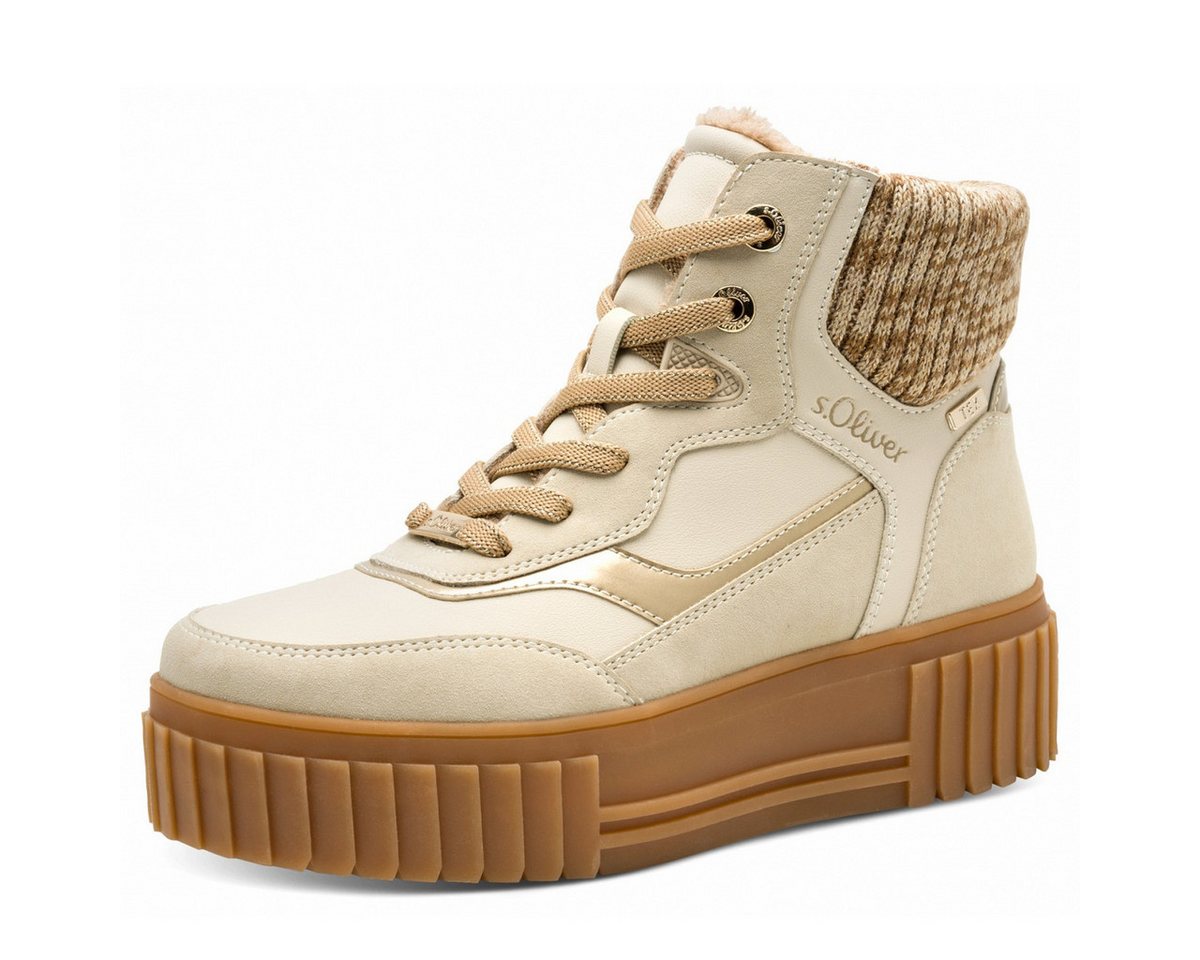 s.Oliver Stiefelette (beige)