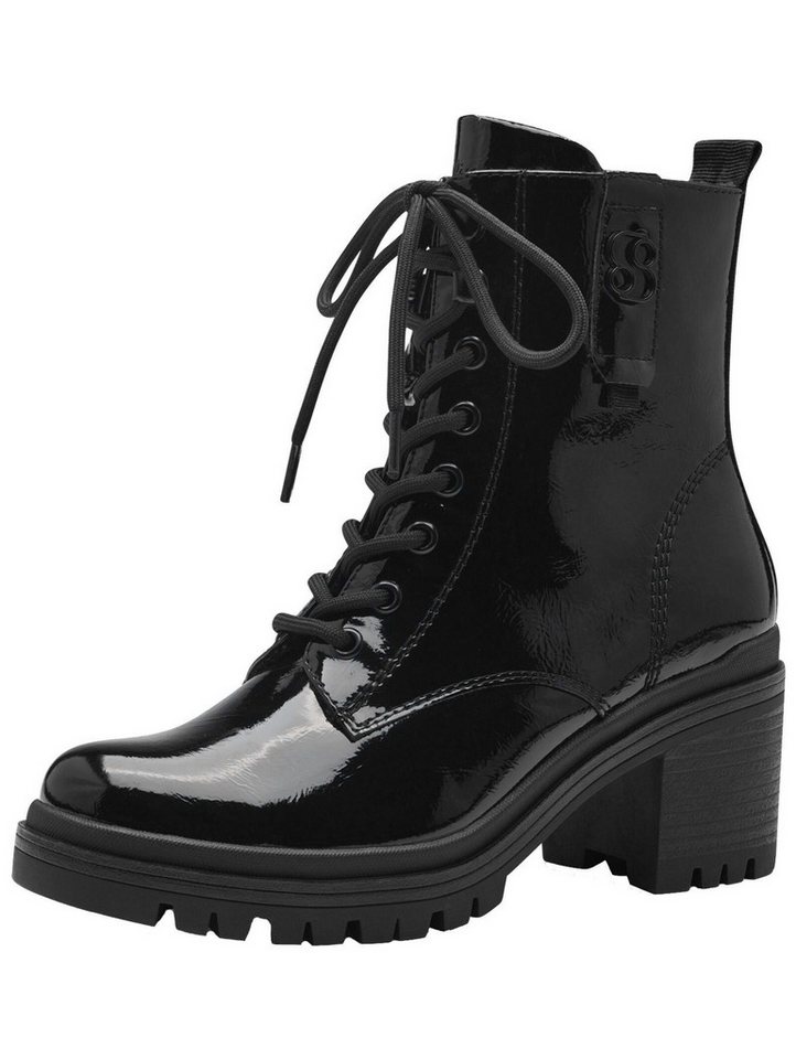 s.Oliver Stiefelette Lederimitat . High-Heel-Stiefelette