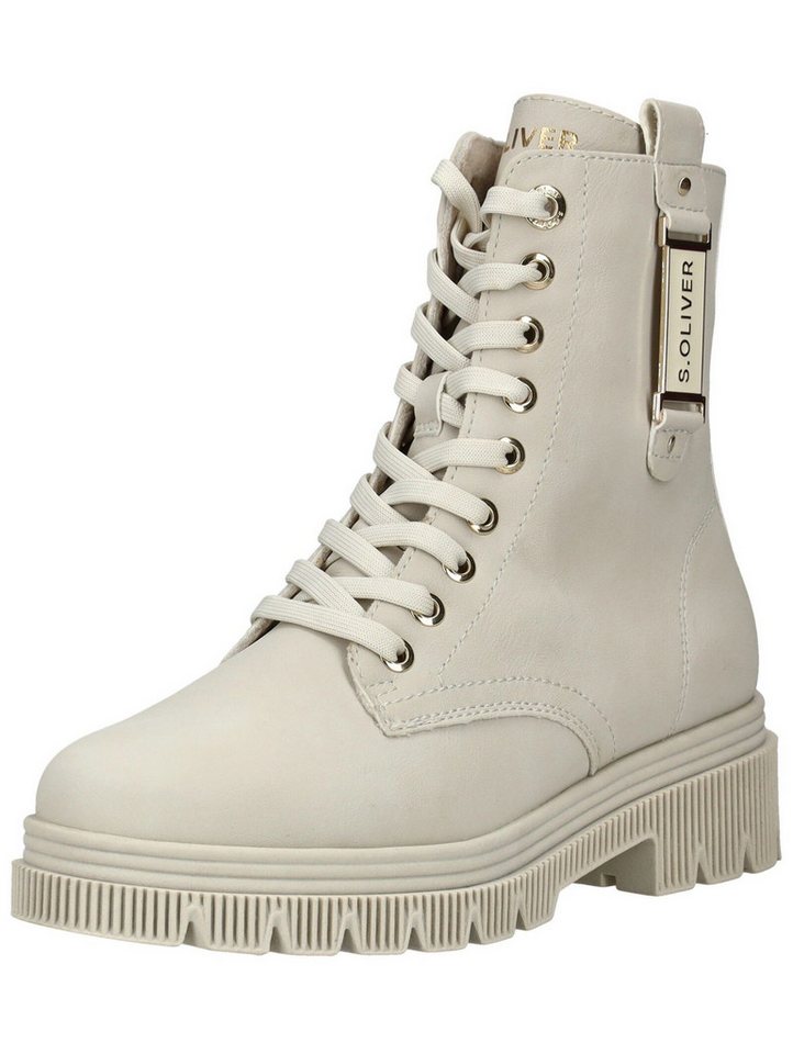 s.Oliver Stiefelette Lederimitat . Schnürstiefelette