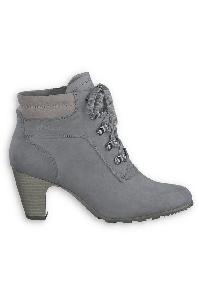 s.Oliver Trachten Stiefeletten - RAPHAELA - grau Stiefelette