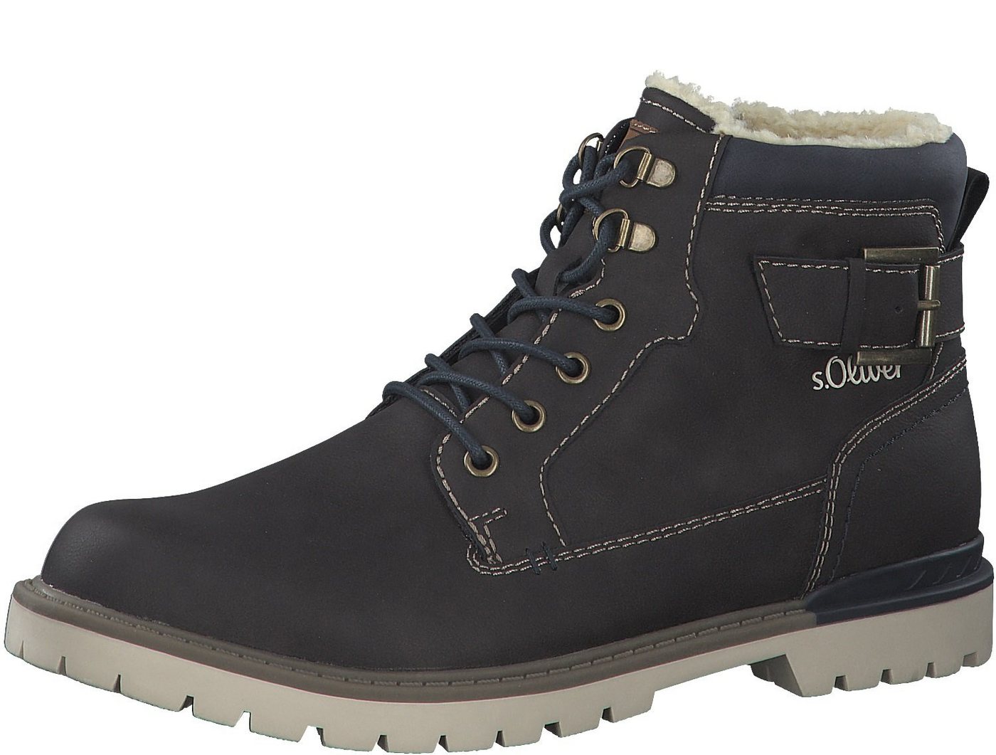 s.Oliver Winter Stiefelette 5-16253-29-302 - gefüttert, seitlicher Sneaker