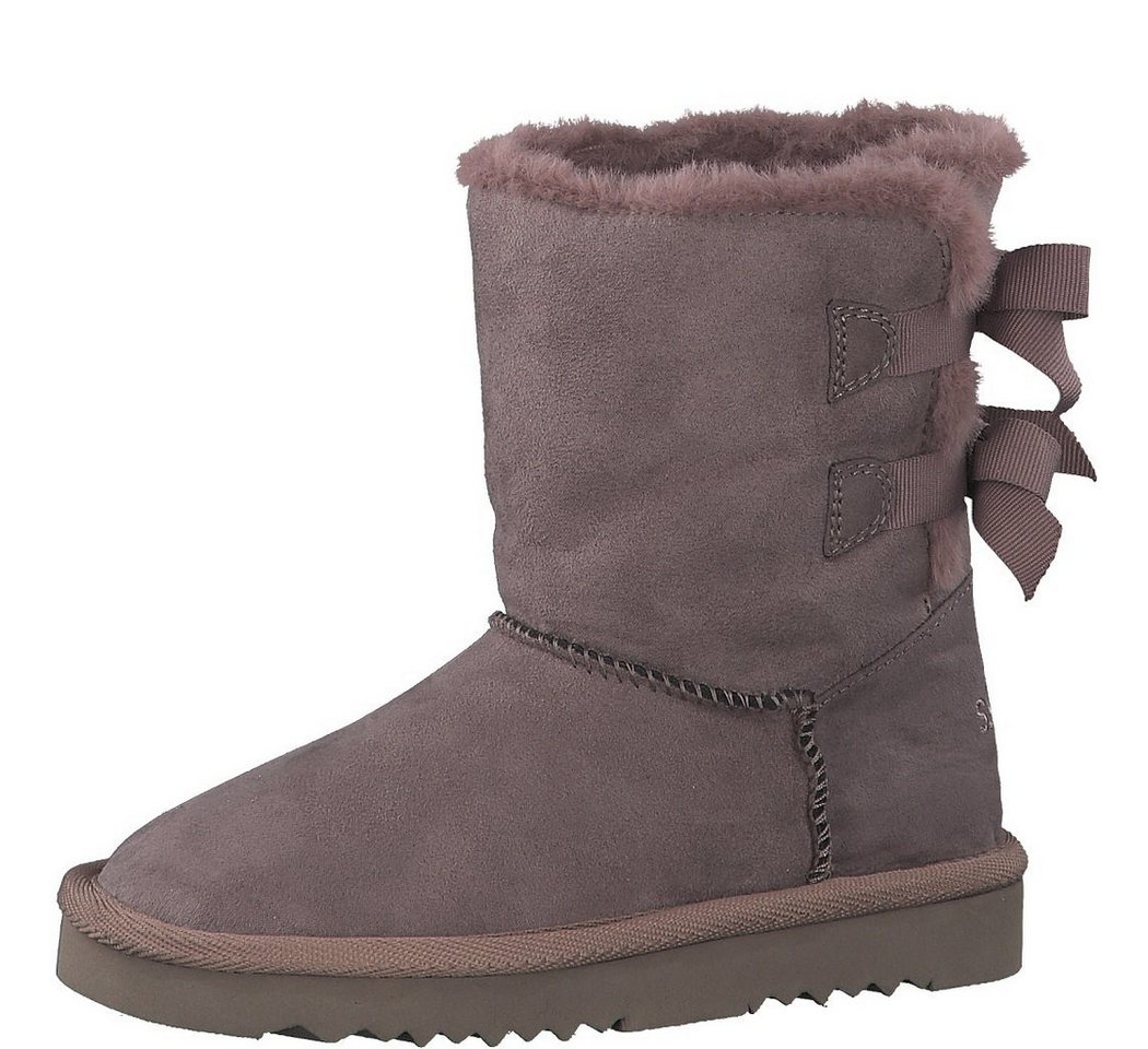 s.Oliver Winter Stiefelette 5-46406-29-512 - gefüttert - dunkelrosa Kinder Sneaker