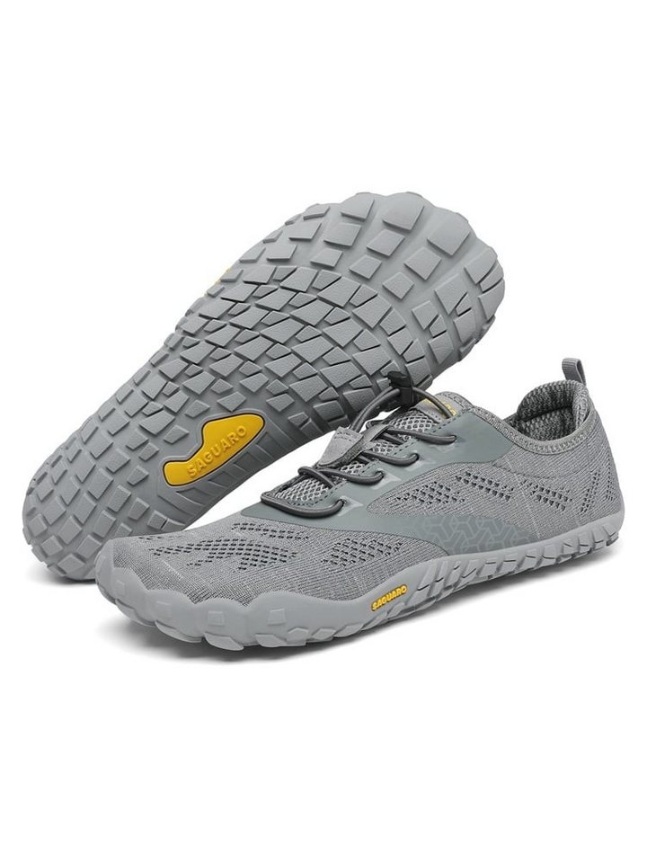 SAGUARO Smart I (flexible Sohle, breite Zehenbox) grau Barfußschuh