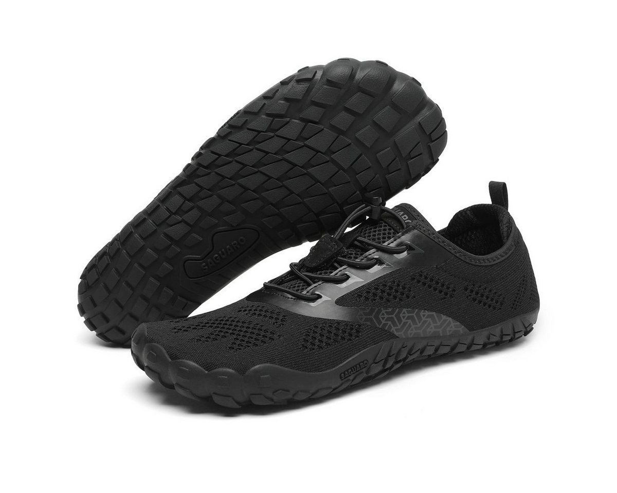 SAGUARO Smart I (flexible Sohle, breite Zehenbox) schwarz Barfußschuh