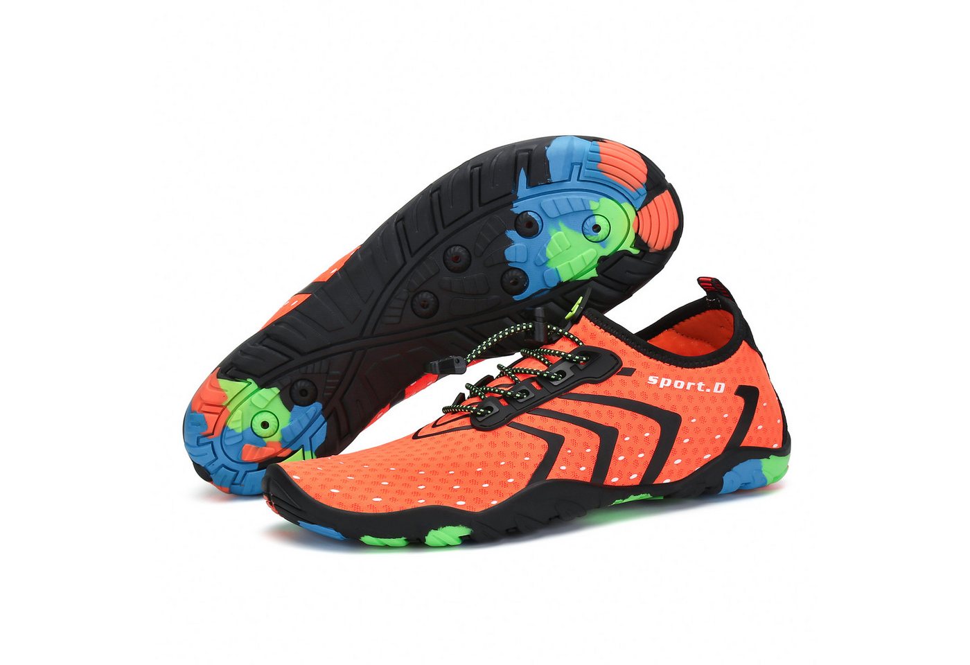 SAGUARO Sommer Badeschuh (5mm Sohle, bequem, leicht, atmungsaktiv, rutschfest, schnelltrocknend) (Barfuß-Schuhe) Wasserschuhe Surfschuhe Schwimmschuhe Wasser-Sport