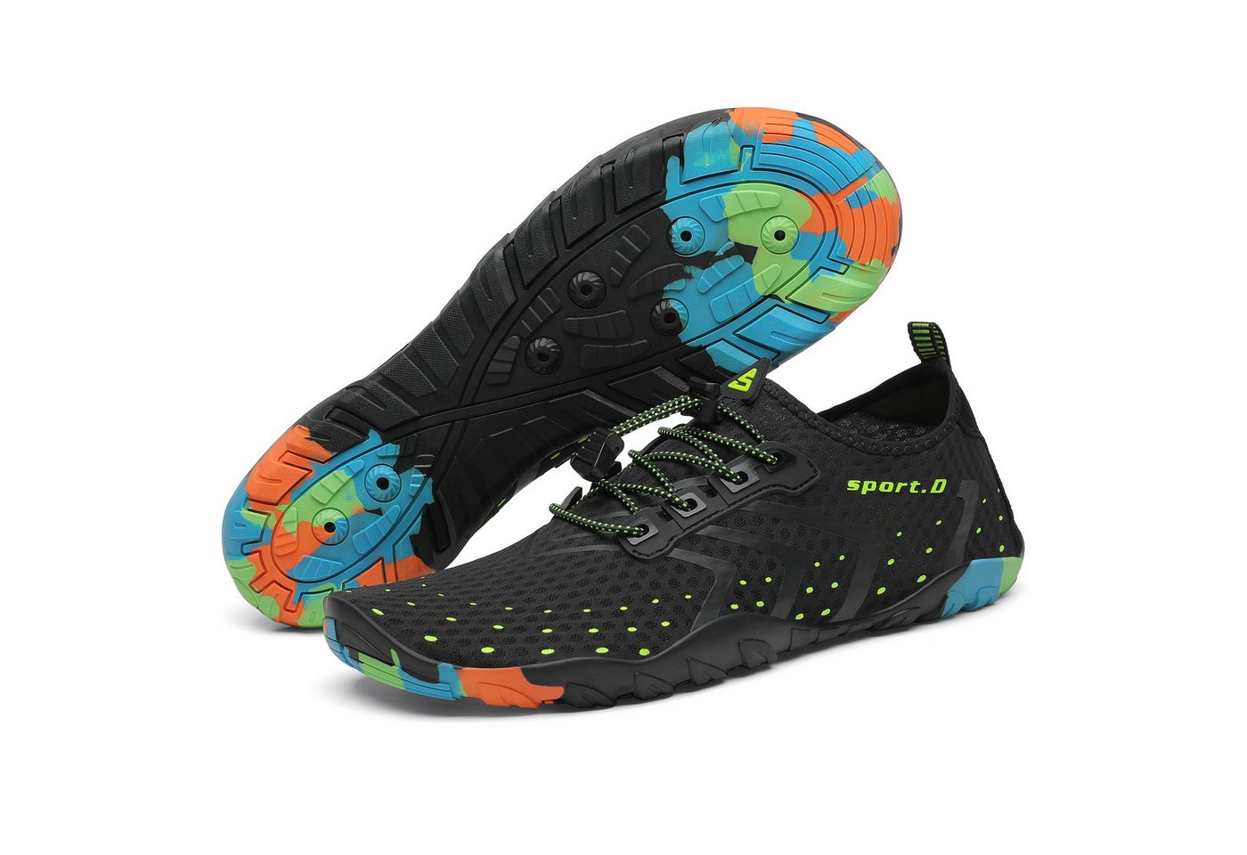 SAGUARO Sommer Badeschuh (5mm Sohle, bequem, leicht, atmungsaktiv, rutschfest, schnelltrocknend) (Barfuß-Schuhe) Wasserschuhe Surfschuhe Schwimmschuhe Wasser-Sport