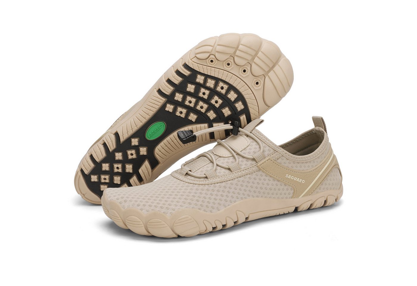 SAGUARO Sommer Barfuß - Badeschuh (3mm Sohlenstärke, Nullabsatz, bequem, leicht, atmungsaktiv, rutschfest) Barfuß-Schuhe Wasserschuhe Surfschuhe Schwimmschuhe Wasser-Sport