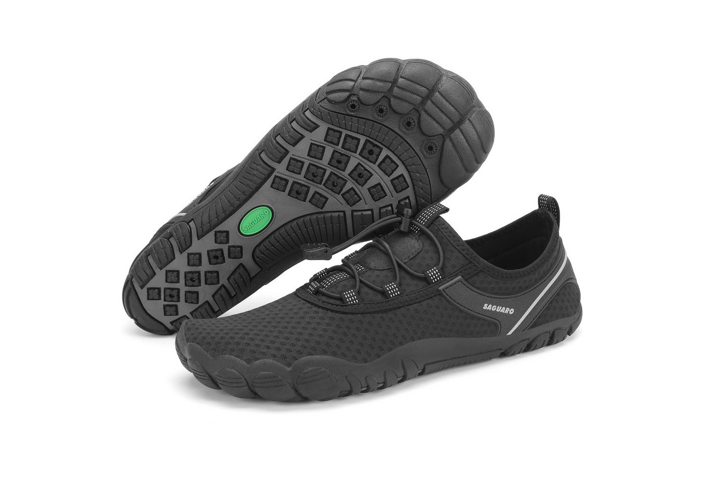 SAGUARO Sommer Barfuß - Badeschuh (3mm Sohlenstärke, Nullabsatz, bequem, leicht, atmungsaktiv, rutschfest) Barfuß-Schuhe Wasserschuhe Surfschuhe Schwimmschuhe Wasser-Sport