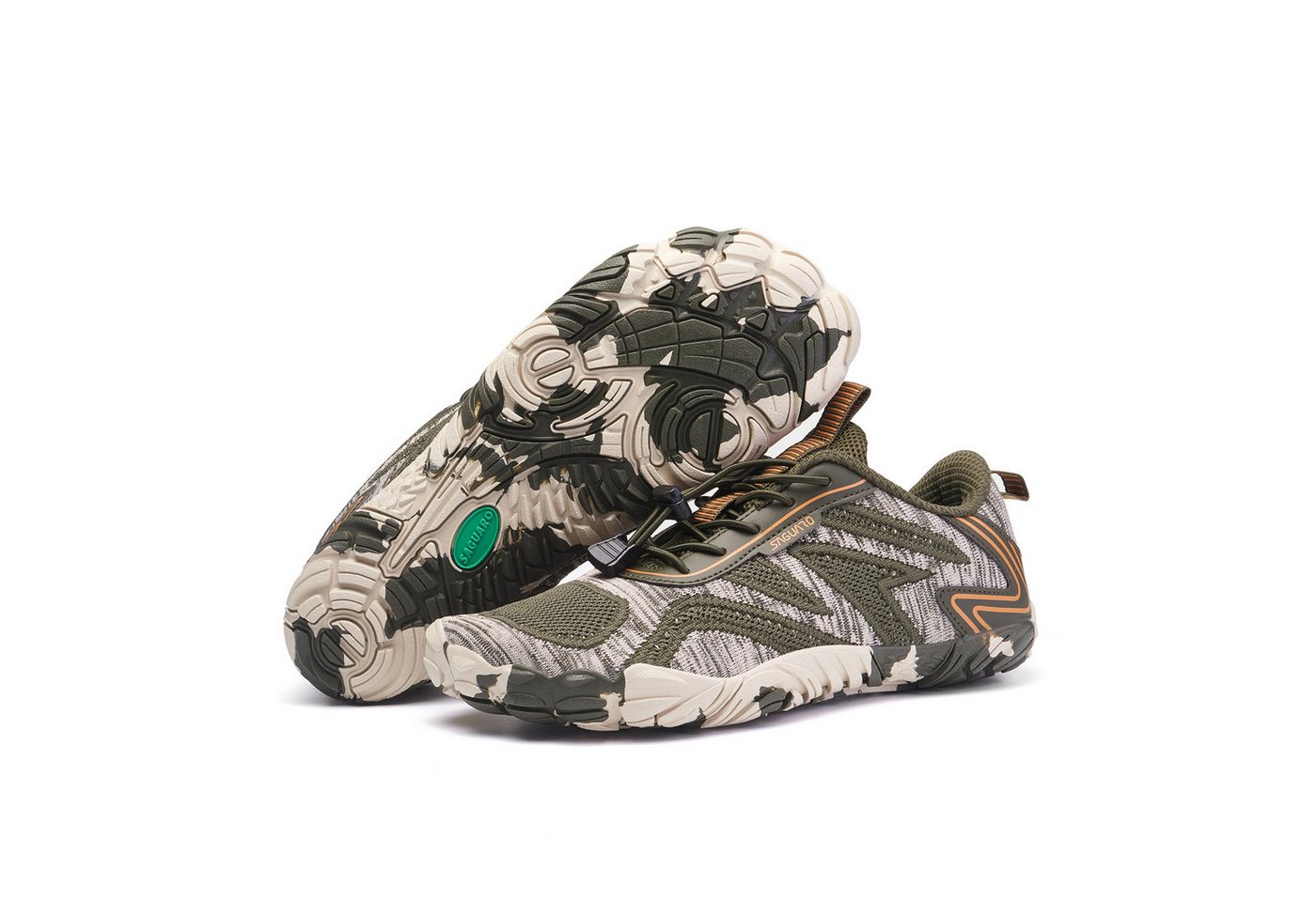 SAGUARO Sport Sommer Barfußschuh (5mm Sohlenstärke, Nullabsatz, bequem, leicht, atmungsaktiv, rutschfest) Minimalschuhe Laufschuhe Sport-Schuhe Jogging Sneaker Trail-Running