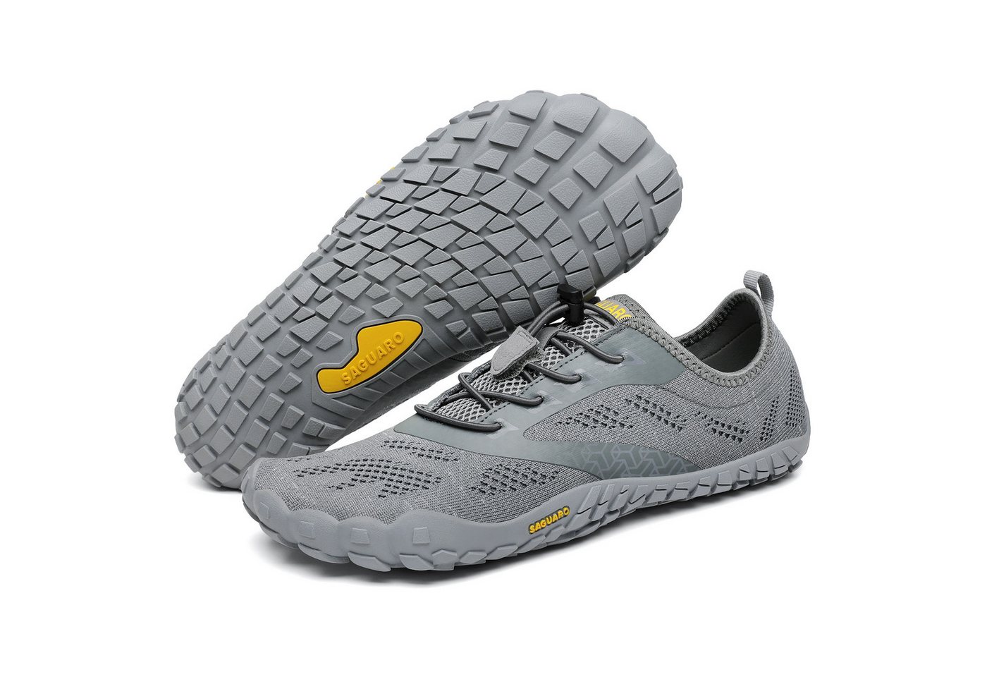 SAGUARO Sport Sommer Barfußschuh (5mm Sohlenstärke, Nullabsatz, bequem, leicht, atmungsaktiv, rutschfest) Minimalschuhe Laufschuhe Sport-Schuhe Jogging Sneaker Trail-Running