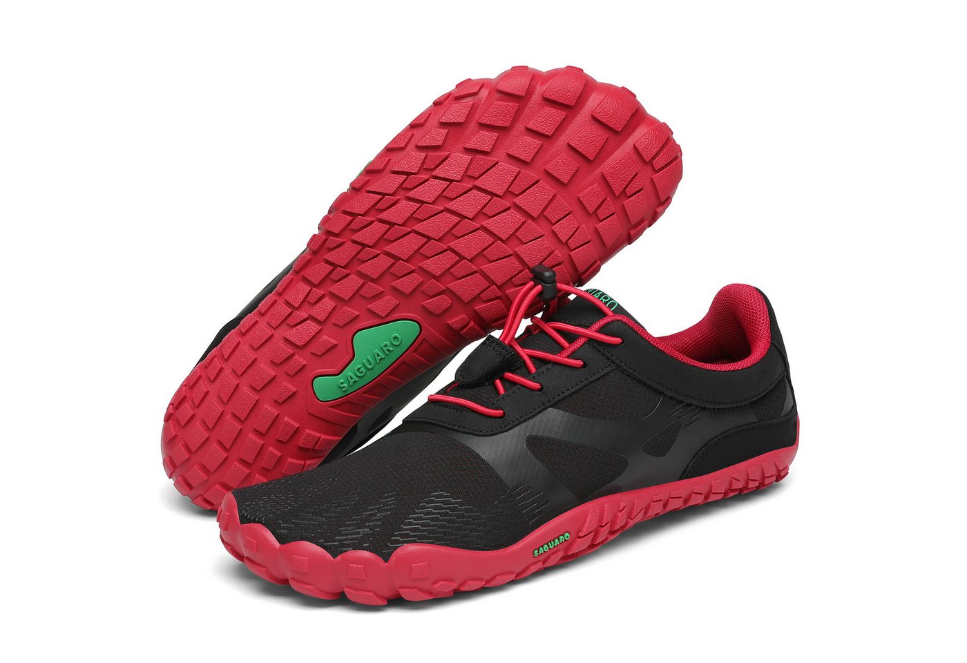 SAGUARO Sport Sommer Barfußschuh (5mm Sohlenstärke, Nullabsatz, bequem, leicht, atmungsaktiv, rutschfest) Minimalschuhe Laufschuhe Sport-Schuhe Jogging Sneaker Trail-Running