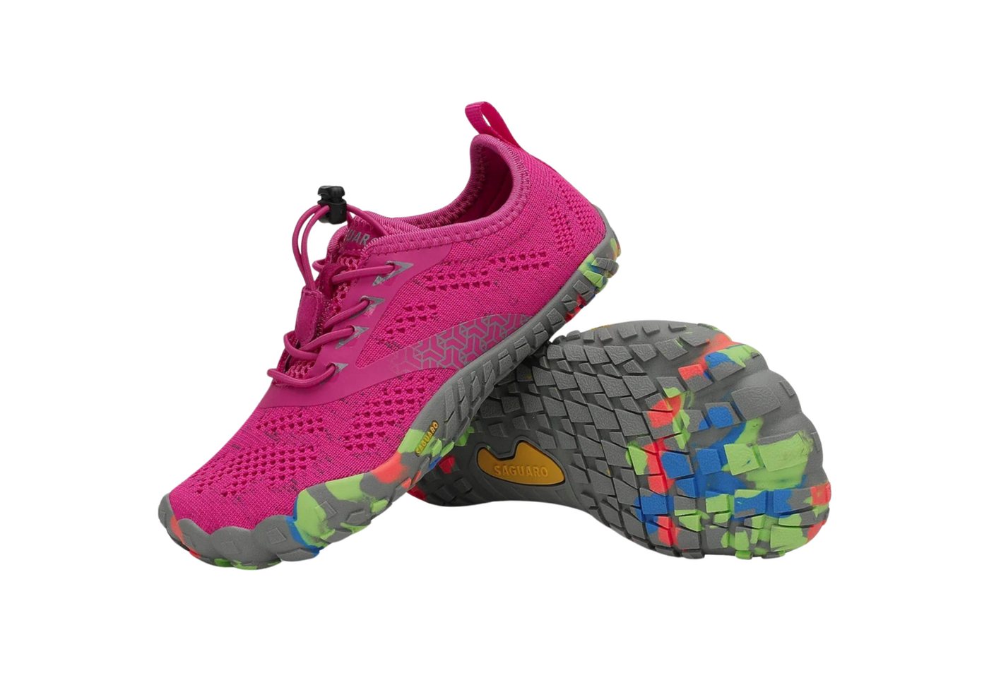 SAGUARO Sport Sommer Barfußschuh (5mm Sohlenstärke, Nullabsatz, bequem, leicht, atmungsaktiv, rutschfest) Minimalschuhe Laufschuhe Sport-Schuhe Jogging Sneaker Trail-Running