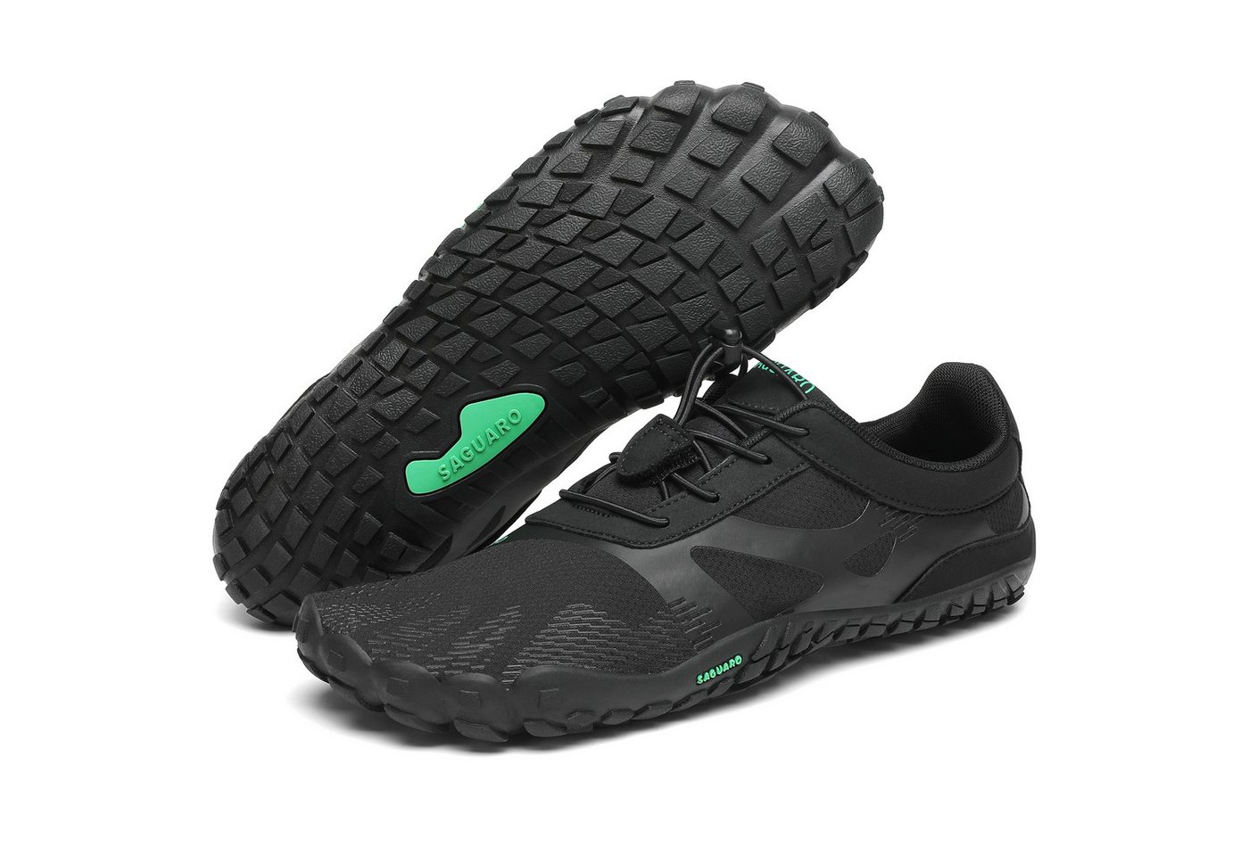 SAGUARO Sport Sommer Barfußschuh (5mm Sohlenstärke, Nullabsatz, bequem, leicht, atmungsaktiv, rutschfest) Minimalschuhe Laufschuhe Sport-Schuhe Jogging Sneaker Trail-Running