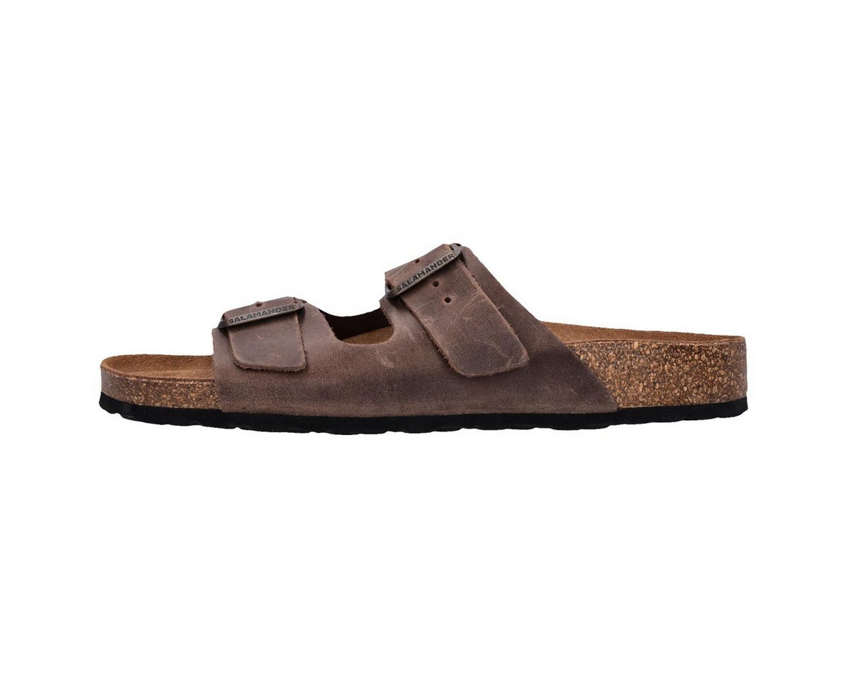 Salamander Basic Pantolette (1-tlg) Pantoletten - Verstellbare Riemen, guter Halt (braun)