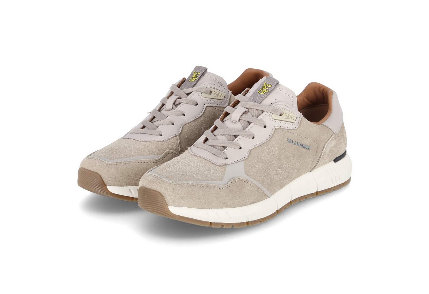 Salamander E31ASA031400-5200 Herren Rauleder beige Schnürschuh