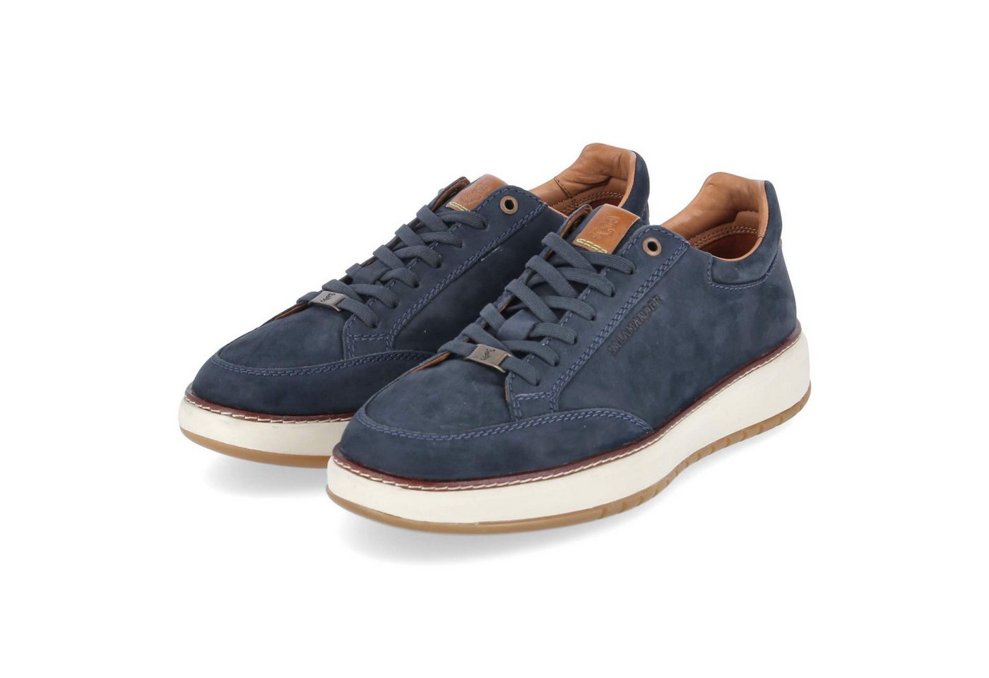 Salamander E31AU3011500-4100 SP Herren Rauleder blau Schnürschuh