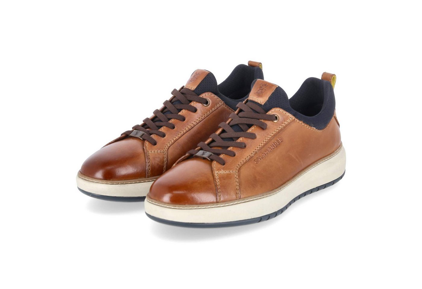 Salamander E31AU3601000-6300 SP Herren Leder & Textil brown Schnürschuh
