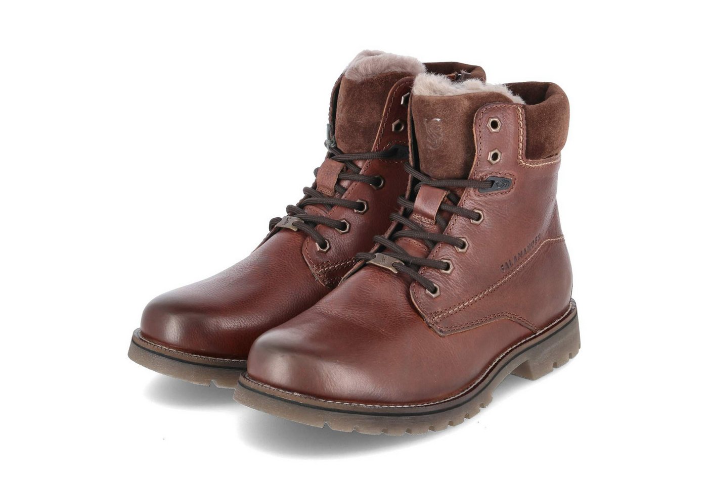 Salamander E31AUY411200-6100 Herren Leder braun Schnürstiefel