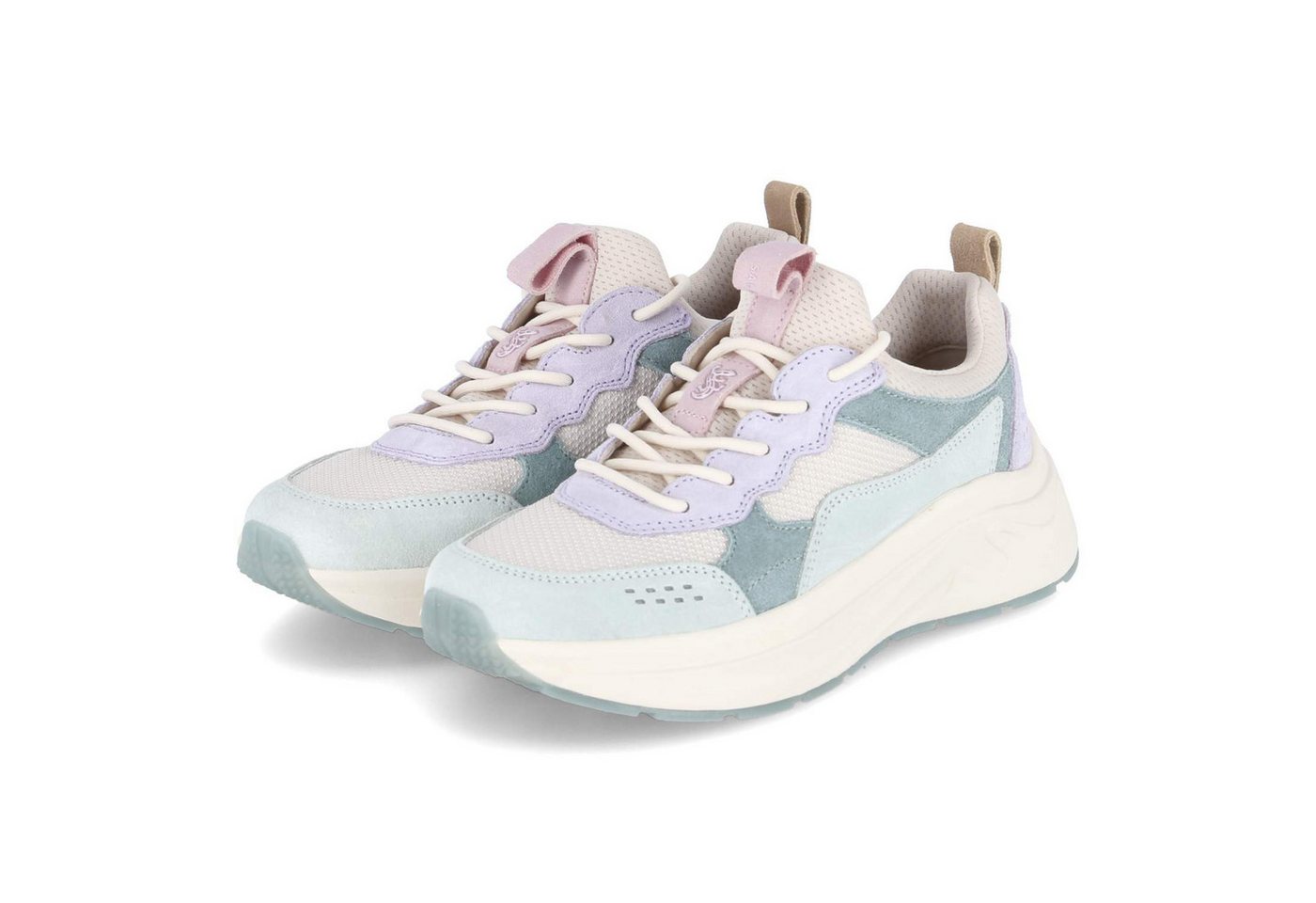 Salamander F31ARO601469-7281 Damen Leder & Textil gruen Schnürschuh