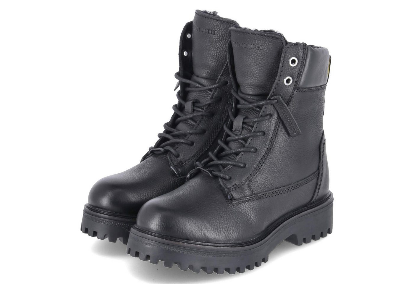 Salamander F31AUV401240-1010 Damen Glattleder schwarz Schnürstiefel