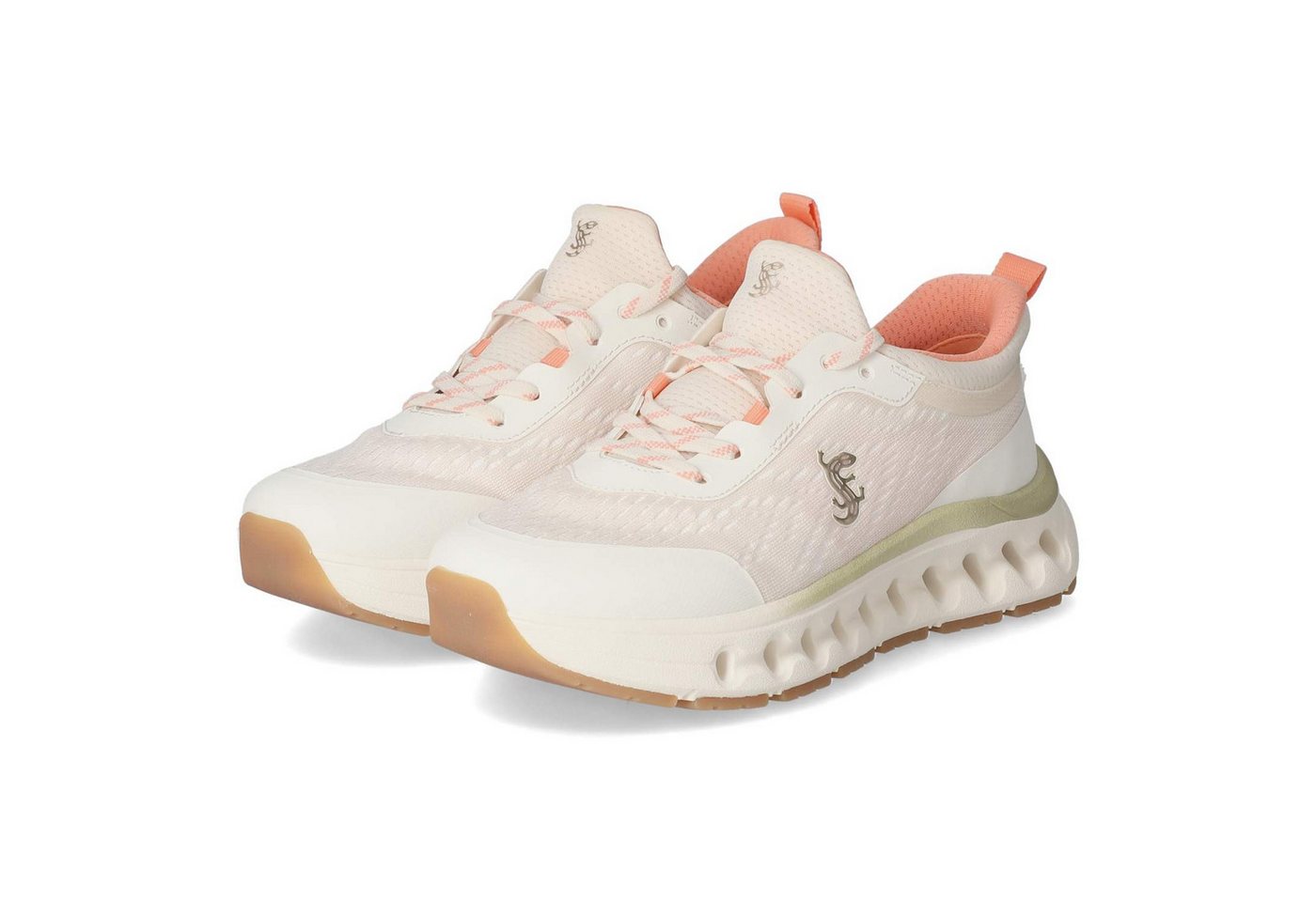 Salamander F31AVX606969-2121 Damen Textil & Synthetik beige Schnürschuh