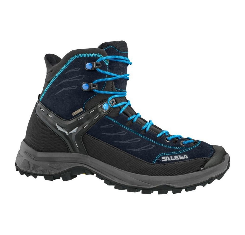 Salewa Damen Stiefel Boots GoreTex Wms Hike Trainer Mid Gtx blau Wanderschuh