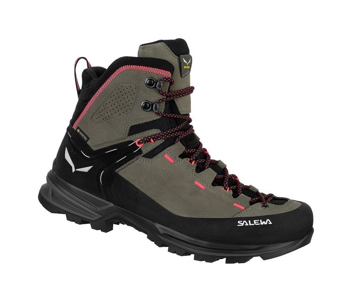 Salewa MTN Trainer 2 Mid GTX (Alpine, Veloursleder, wassderdicht) braun Damen Wanderschuh