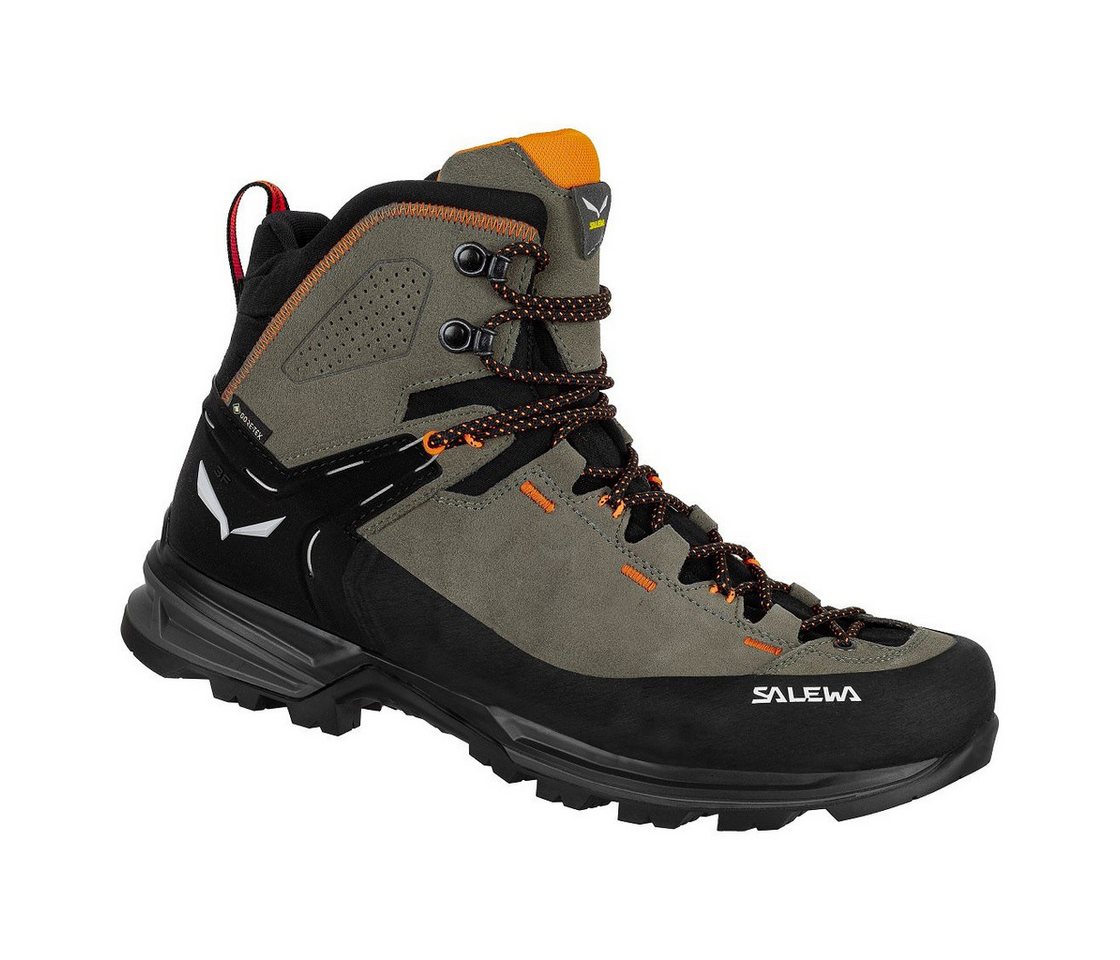Salewa MTN Trainer 2 Mid GTX (Alpine, Veloursleder, wasserdicht) braun Herren Wanderschuh
