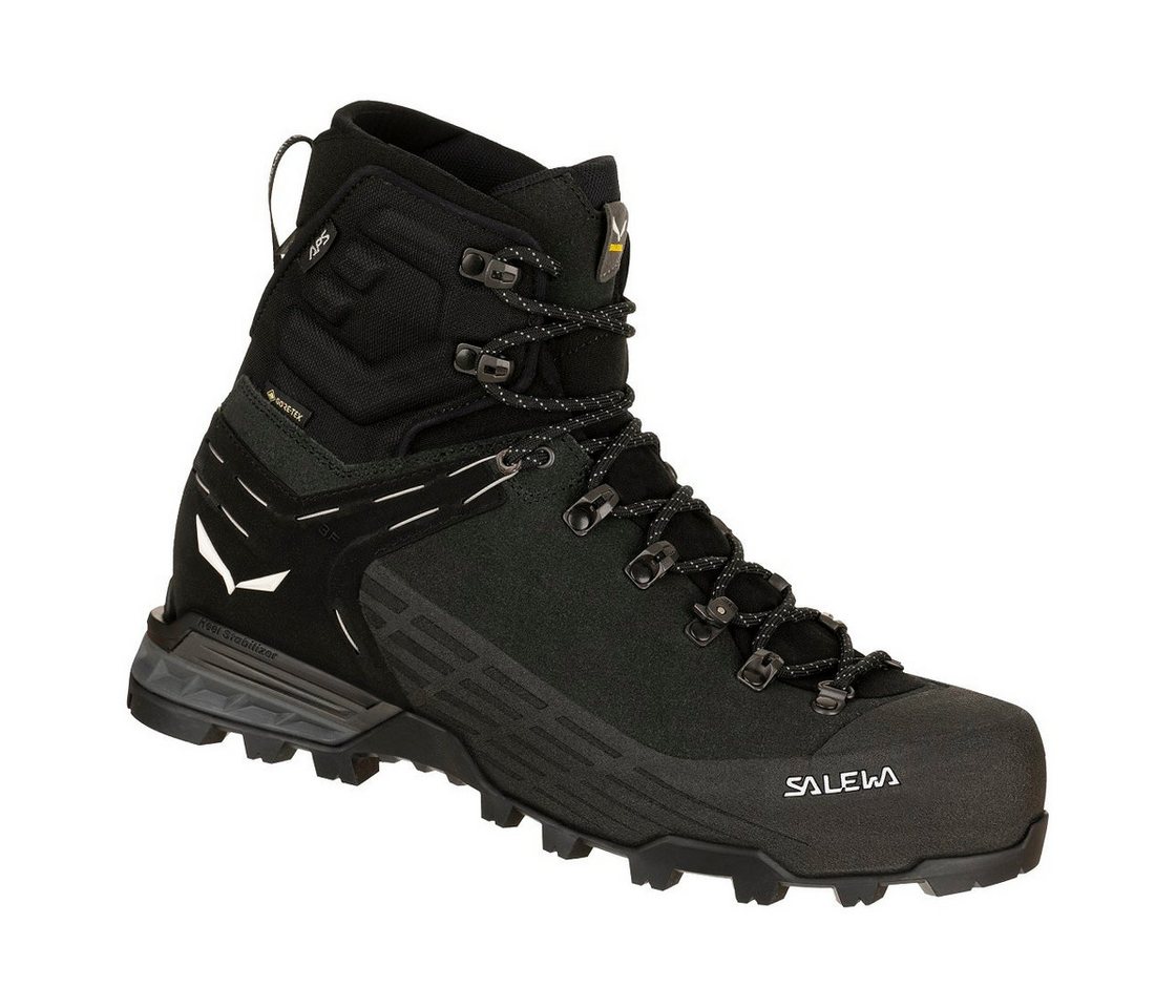 Salewa Ortles Ascent Mid GTX (Alpine, Veloursleder, wasserdicht) schwarz Wanderschuh