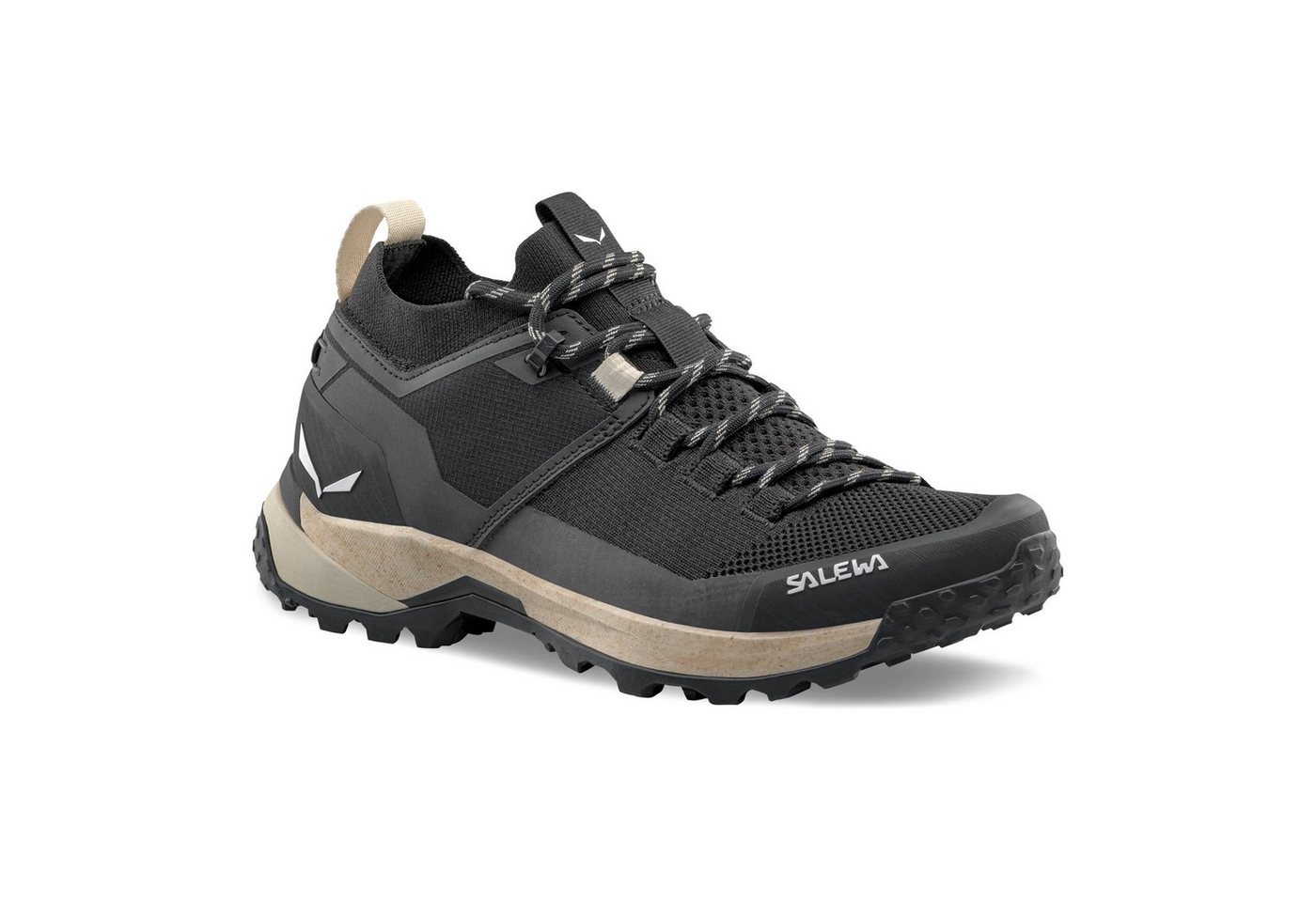 Salewa Puez 2 Knit Powertex (Trekking, wasserdicht) schwarz Damen Wanderschuh