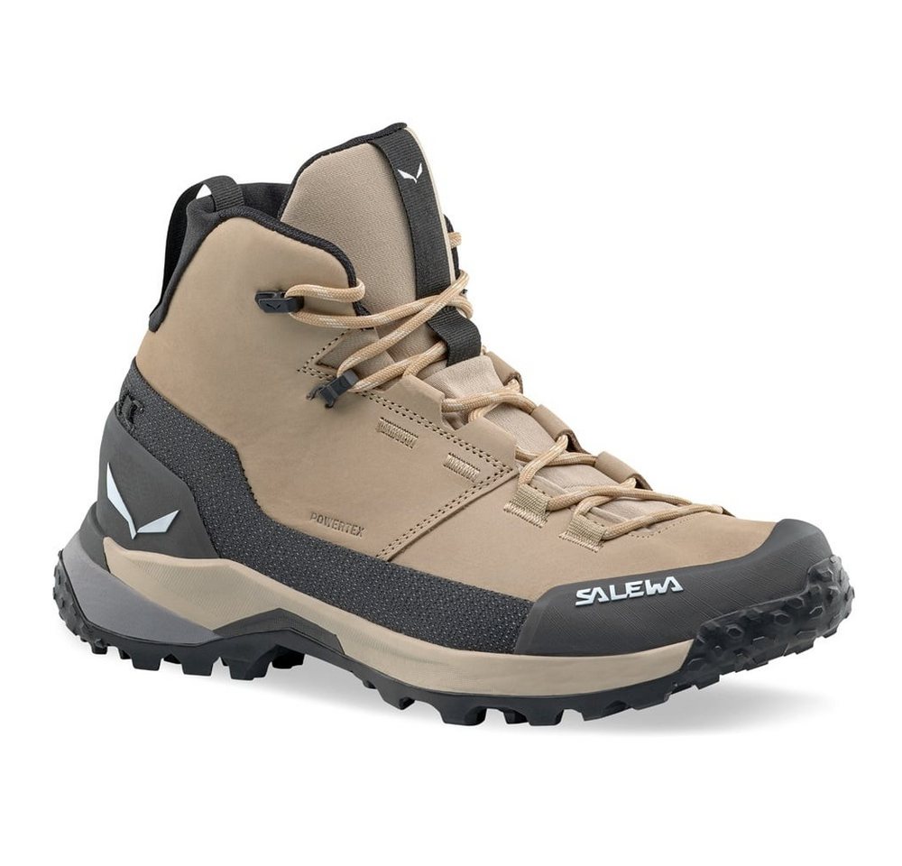 Salewa Puez Leather Mid Powertex (Trekking, Nubukleder, wasserdicht) Wanderschuh