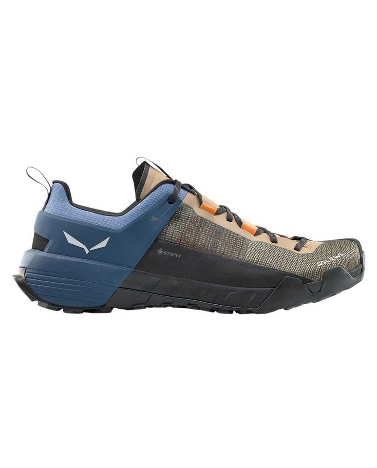 Salewa Wildfire NXT GTX (Zustieg, wasserdicht) sandbraun/blau Herren Wanderschuh