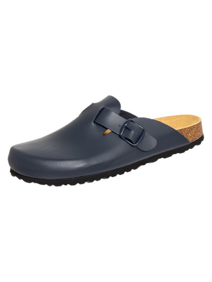 SALIHA Bioline Clog blau Pantolette
