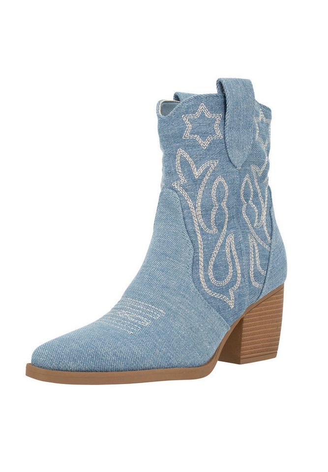Salinyang Cowboy-Stiefeletten Cowboystiefel