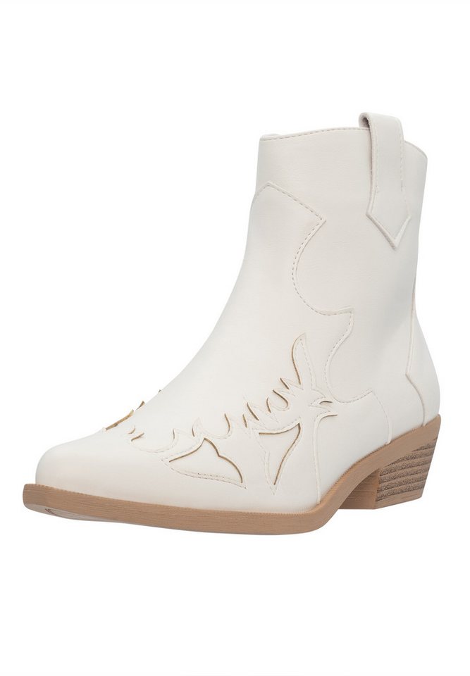 Salinyang Stiefeletten Stiefelette (weiß)
