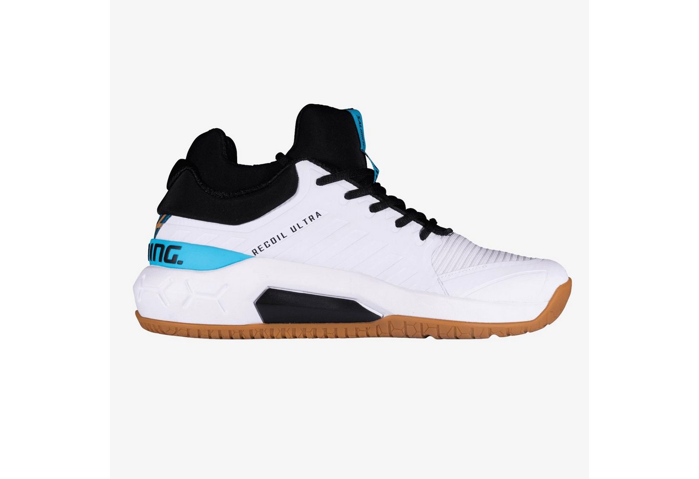 Salming Hallen-Indoorschuhe Recoil Ultra Mid Stabilität/Dämpfung weiss Herren Badmintonschuh