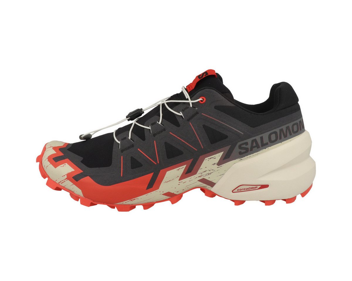 Salomon Speedcross 6 Herren Laufschuh Sneaker, Turnschuhe, Sportschuhe, Running, Joggingschuhe (schwarz)