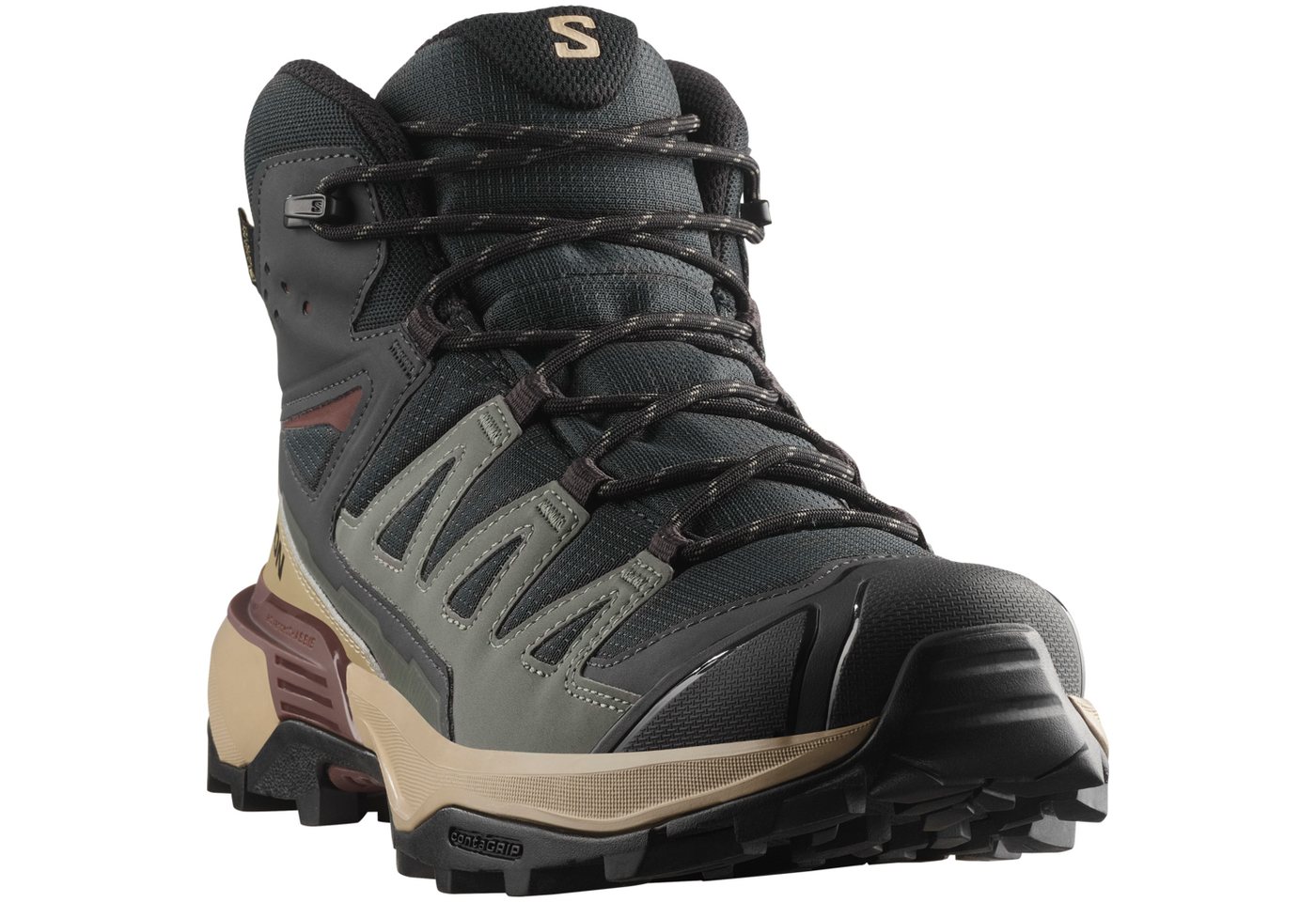 Salomon X ULTRA 360 MID GORE-TEX Outdoorschuh wasserdicht dank Gore-Tex Membrane (grau)
