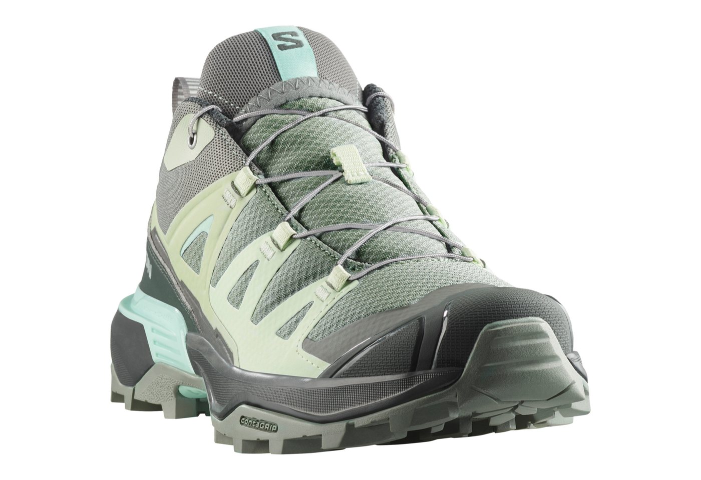Salomon X ULTRA 360 W Wanderschuh wasserdicht (grün)
