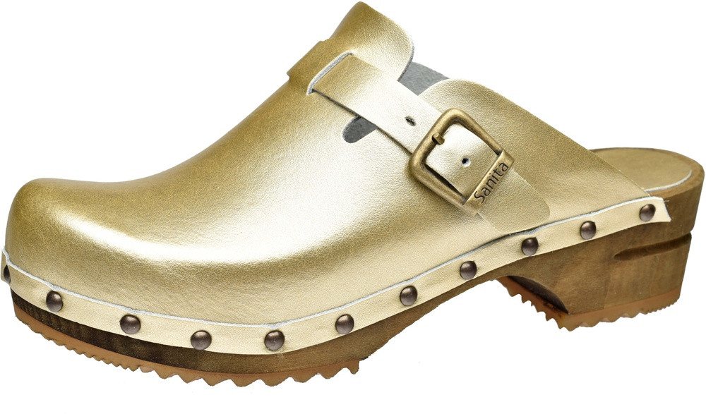 Sanita Wood-Krisla Open Clog