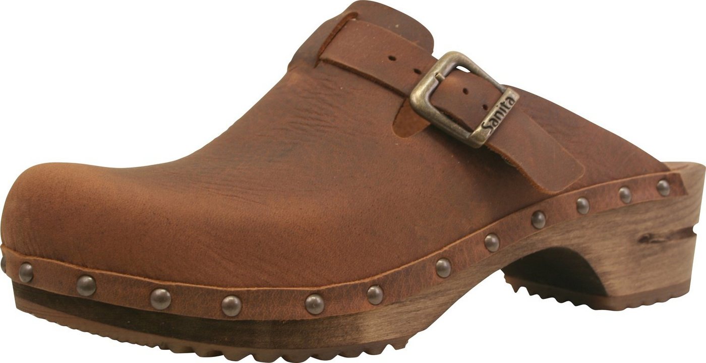Sanita Wood-Kristel Open Clog (braun)