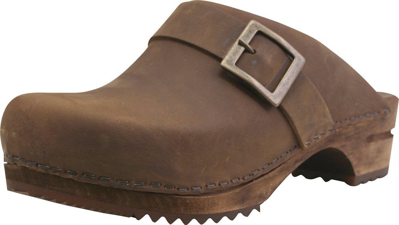 Sanita Wood-Urban Open Clog