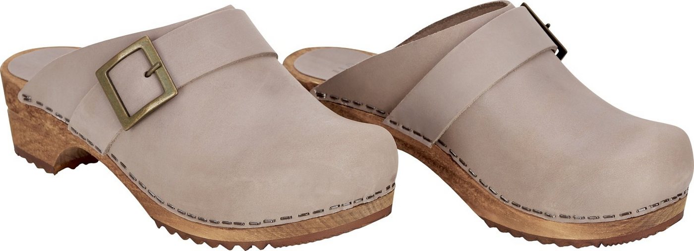 Sanita Wood-Urban Open Clog