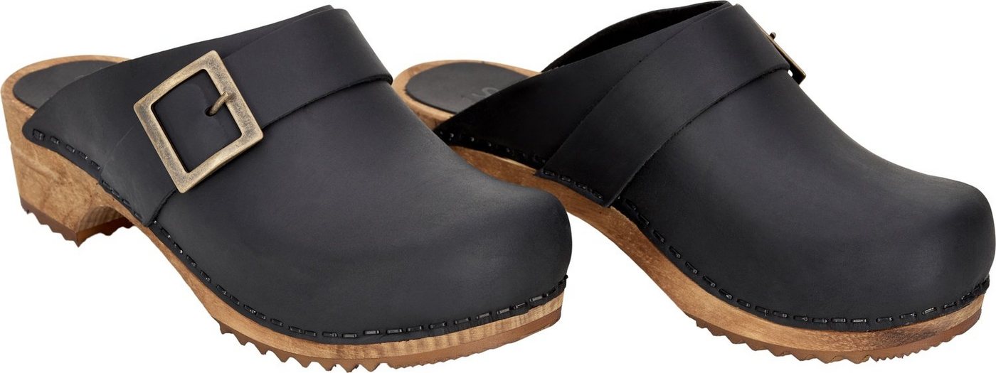 Sanita Wood-Urban Open Clog