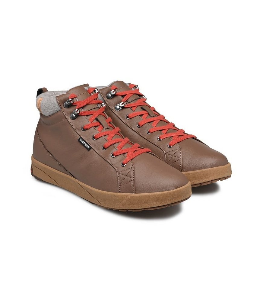 SAOLA Alltag-Winterschuhe Bergen Waterproof Warm (Leder, wasserdicht) braun Sneaker
