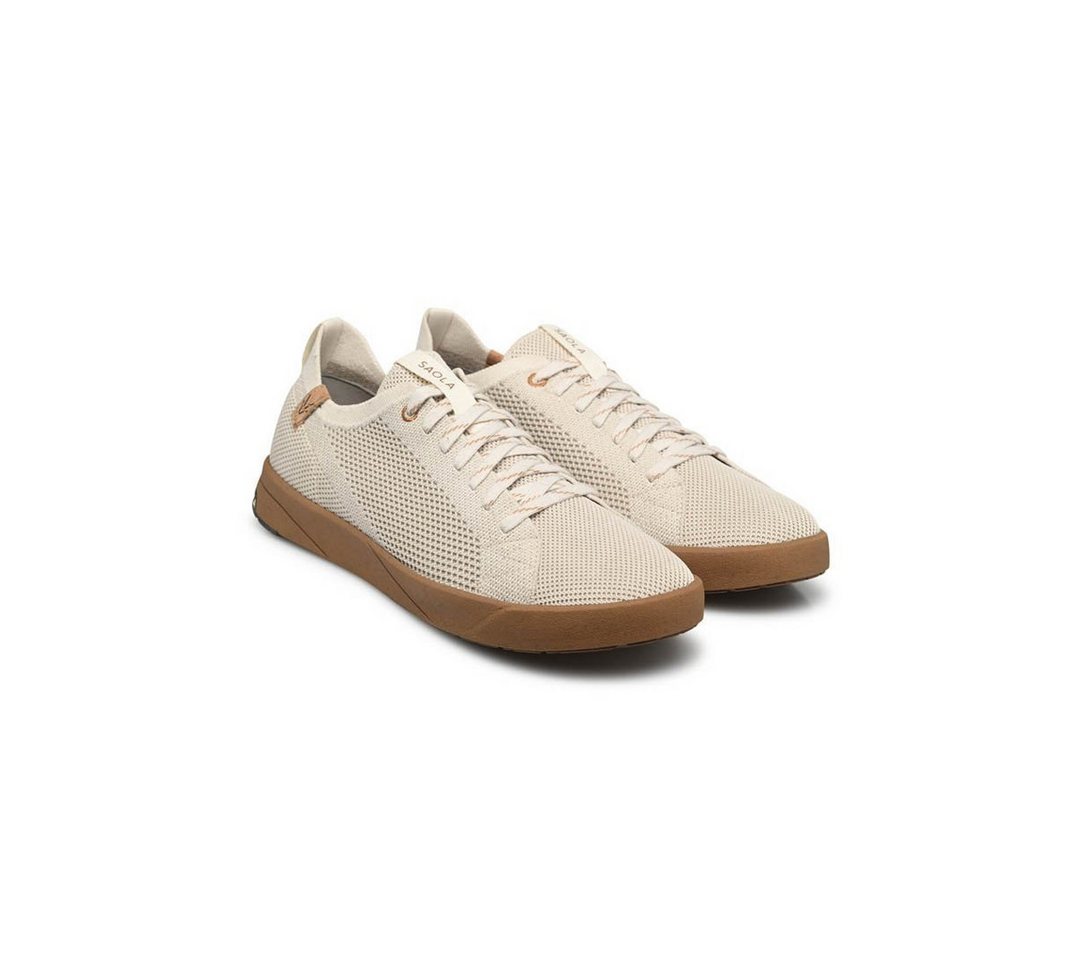 SAOLA Cannon Knit 2.0 weiss/dune Herren Sneaker