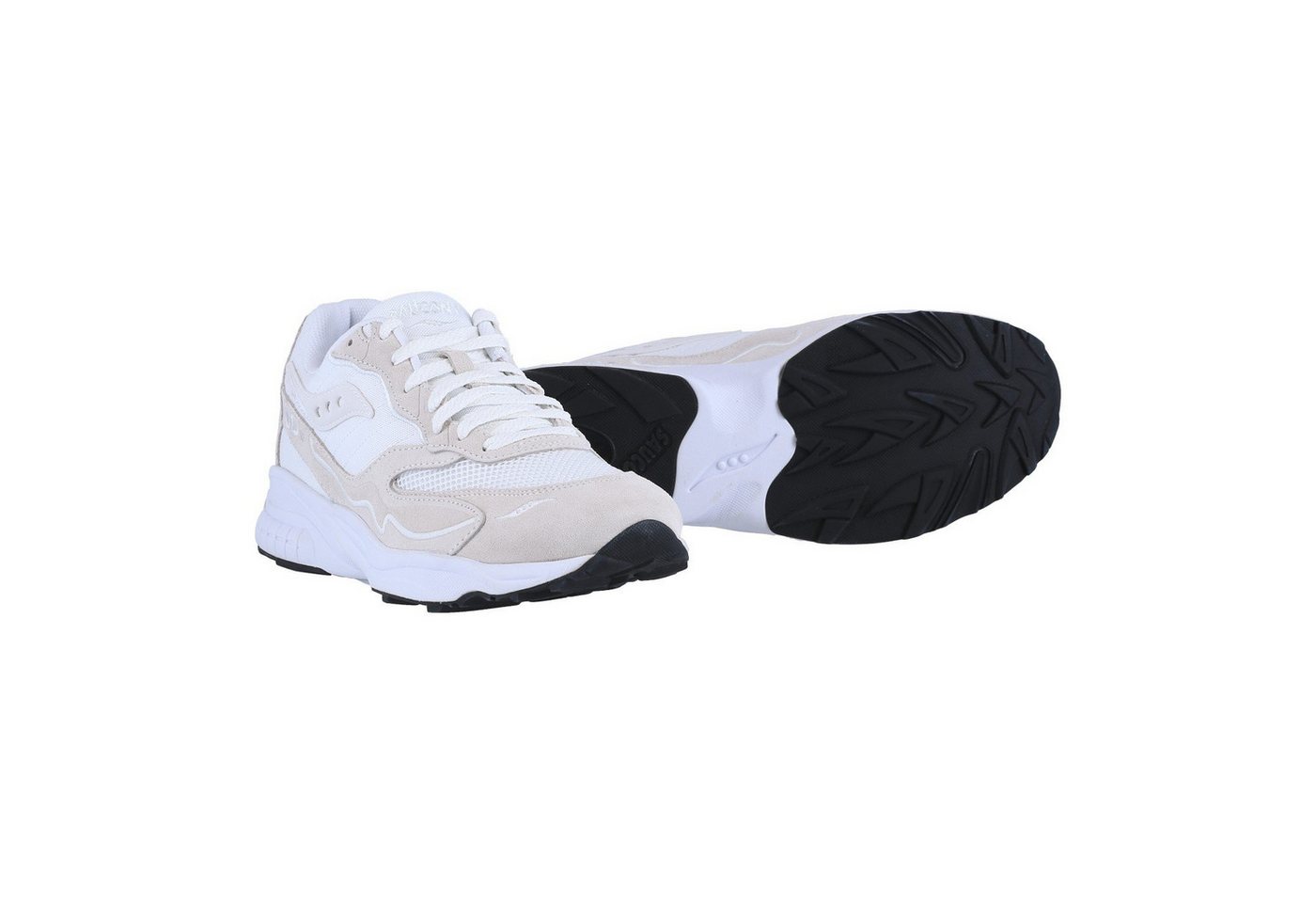 Saucony 3D Grid Hurricane weiss/beige Herren Sneaker